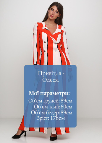 Комбинированное кэжуал платье рубашка Societa в полоску
