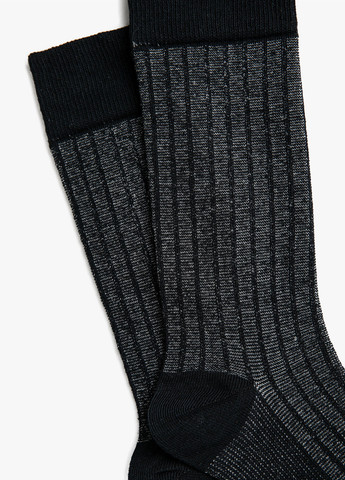 Шкарпетки KOTON меланжі темно-сині повсякденні