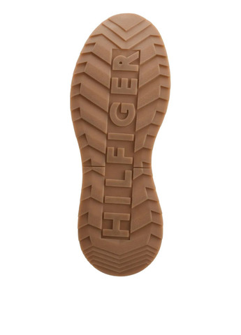 Осенние ботинки Tommy Hilfiger с логотипом из искусственной кожи, из искусственной замши