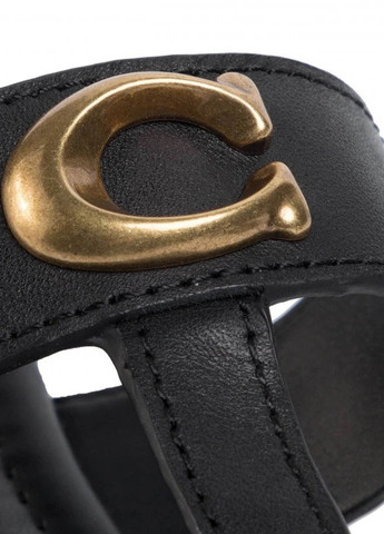 Черные кэжуал шлепанцы Coach