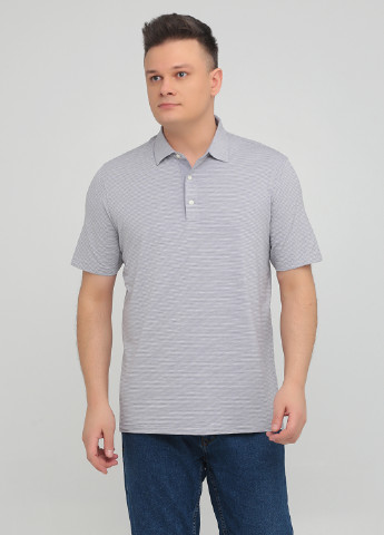 Серая футболка-поло для мужчин Greg Norman в полоску