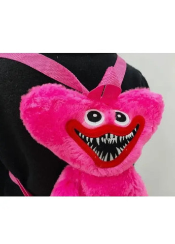 Дитячий хутряний рюкзак Кісі Місі 65 см рюкзачок в дитячий садок на прогулянку одне відділення на блискавці (61482-Нов) Unbranded (253564116)