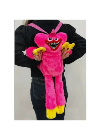 Дитячий хутряний рюкзак Кісі Місі 65 см рюкзачок в дитячий садок на прогулянку одне відділення на блискавці (61482-Нов) Unbranded (253564116)