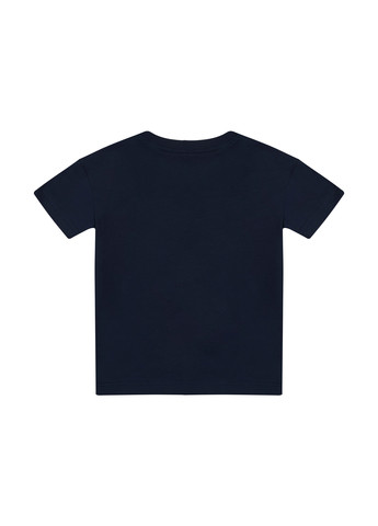 Темно-синя літня футболка O! clothing