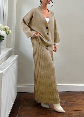 Костюм (кардиган, спідниця) SHEIN (344454194)