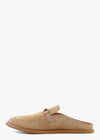 Бежевые сабо Le'BERDES без каблука