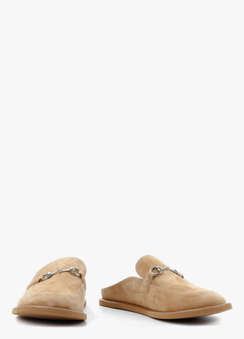 Бежевые сабо Le'BERDES без каблука