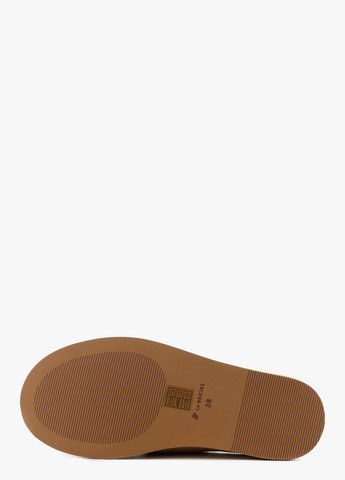 Бежевые сабо Le'BERDES без каблука