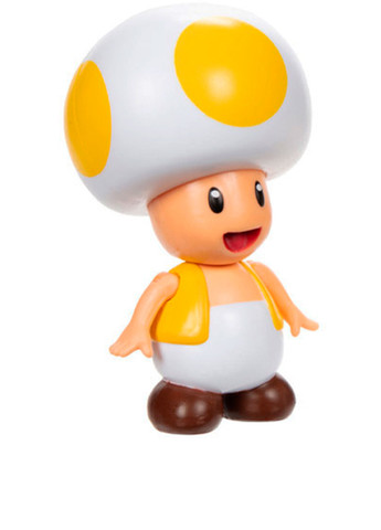 Ігрова фігурка з артикуляцією Жовтий Тоад, 6 см Super Mario (258305469)