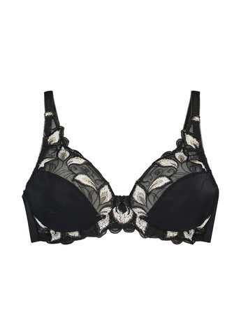 Чёрно-белого балконет бюстгальтер Hunkemoller с косточками полиамид, кружево