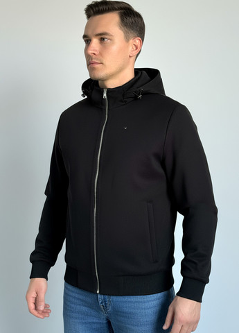 Чорна демісезонна куртка Sun's House