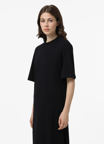 Черное кэжуал платье Promin однотонное