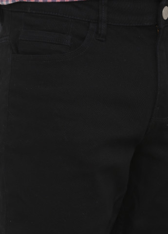 Черные демисезонные прямые джинсы Wintage