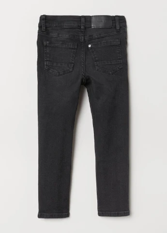 Черные демисезонные скинни джинсы H&M