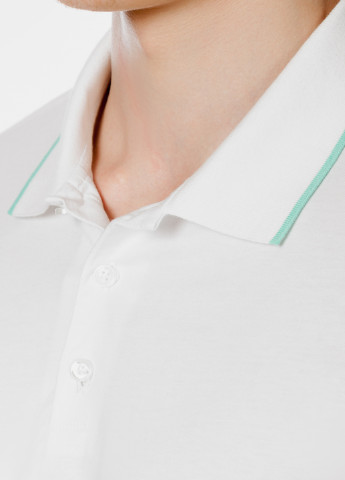 Белая футболка-поло мужское для мужчин Arber