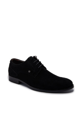 Классические черные мужские туфли Cosottinni на шнурках