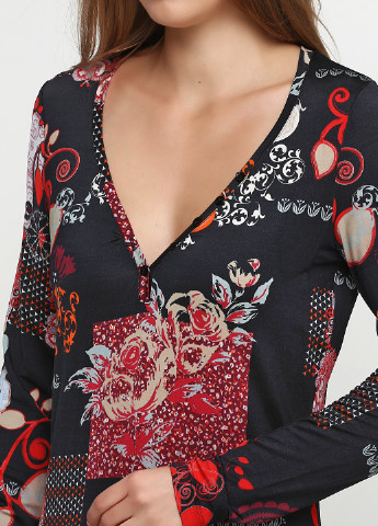 Комбинированная демисезонная блуза Chacok