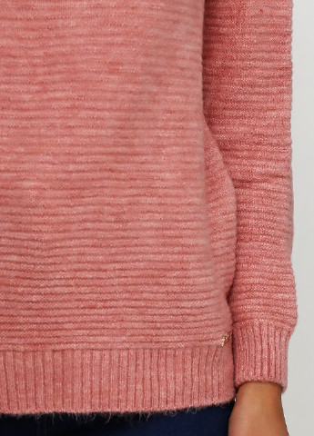 Розовый зимний свитер Sassofono Club