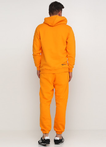 Оранжевые спортивные демисезонные зауженные брюки H&M