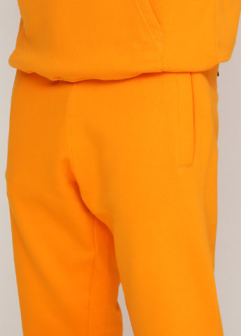 Оранжевые спортивные демисезонные зауженные брюки H&M