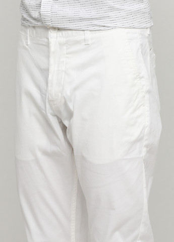 Белые джинсовые летние зауженные брюки Minimum