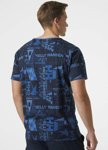 Темно-синя футболка 34303-585 Helly Hansen Mens Newport T-shirt