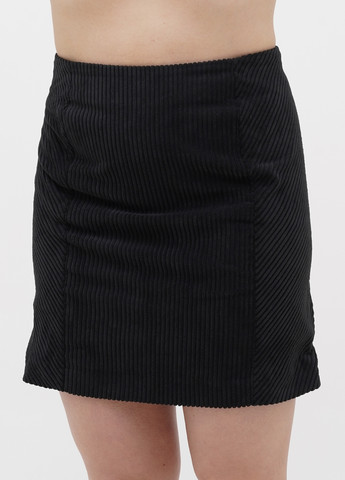 Черная кэжуал однотонная юбка S.Oliver
