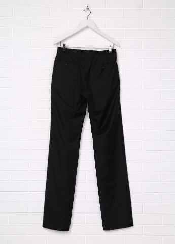 Черные кэжуал демисезонные прямые брюки Giorgio Armani
