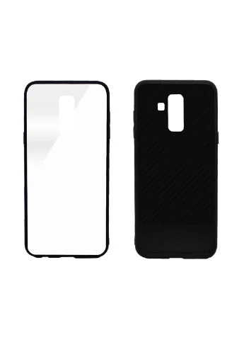 Чехол (Real Glass) для Samsung A6+ (A605) (белый) Intaleo для Samsung A6+ (A605) (белый) (131339940)