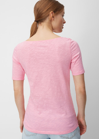 Светло-розовая летняя футболка Marc O'Polo