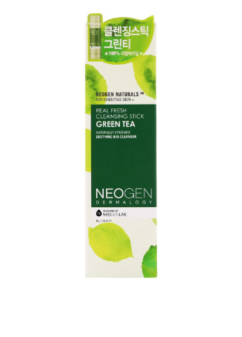 Що очищає стик із зеленим чаєм Dermalogy Real Fresh Cleansing Stick Green Tea, 80 мл Neogen (186585867)