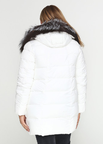 Біла зимня куртка CISIE
