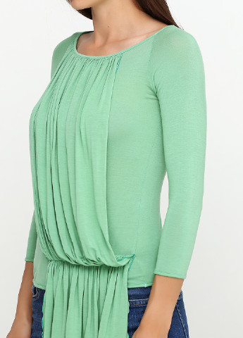 Светло-зеленая демисезонная блуза Oblique