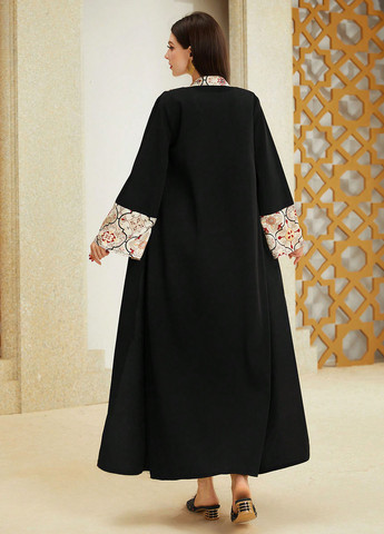 Чорна кежуал сукня а-силует SHEIN колор блок