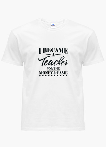 Белая демисезон футболка женская учитель (teacher) белый (8976-2069) xxl MobiPrint