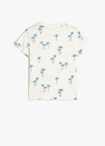 Біла літня футболка KOTON