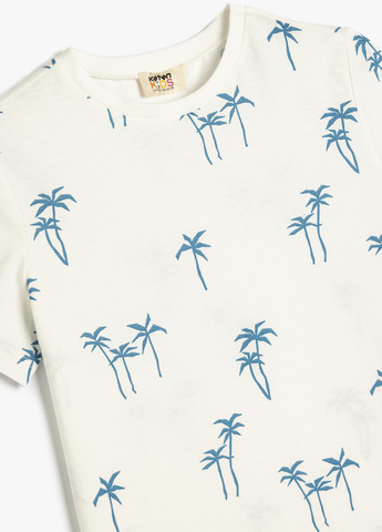 Біла літня футболка KOTON