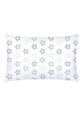 Подростковое постельно бельё STARS CLEAR GREY BLUE GREY (пододеяльник 160х220 см, наволочка 50х70 см, простынь 155х240 см) Cosas (251801388)