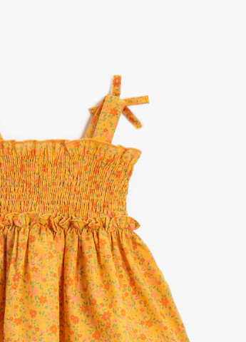 Оранжевая блузка KOTON летняя