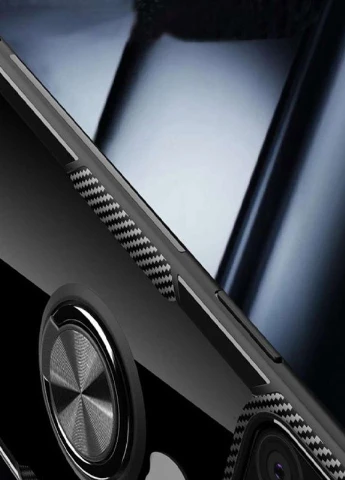 TPU + PC чохол CrystalRing for Magnet (opp) для Apple iPhone 12 mini (5.4 ') Безбарвний / Чорний (is_00000038425_4) Deen (229726606)