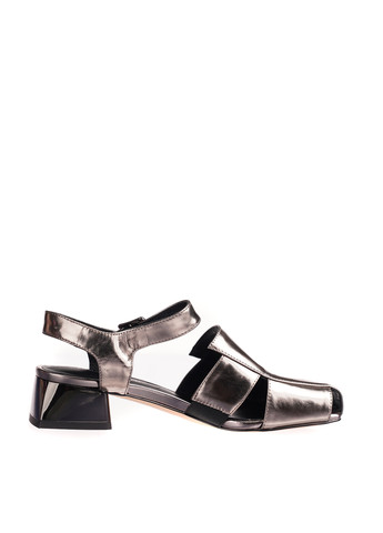 Бронзовые босоножки Blizzarini с ремешком лаковые