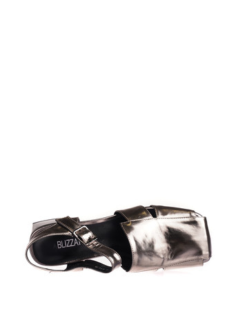 Бронзовые босоножки Blizzarini с ремешком лаковые