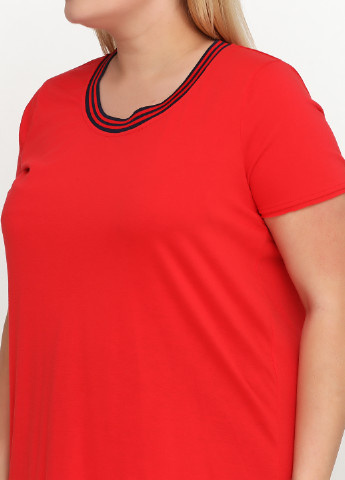Красная летняя футболка Adia Fashion