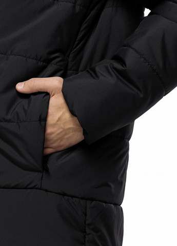 Черная демисезонная куртка Jack Wolfskin DEUTZER LONG JKT M