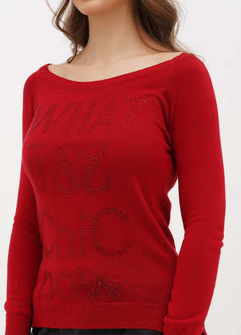 Красный демисезонный джемпер джемпер Sassofono