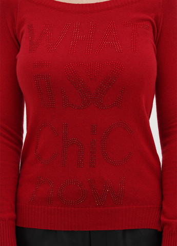 Красный демисезонный джемпер джемпер Sassofono