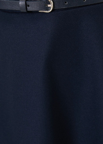 Темно-синее кэжуал платье клеш KOTON однотонное