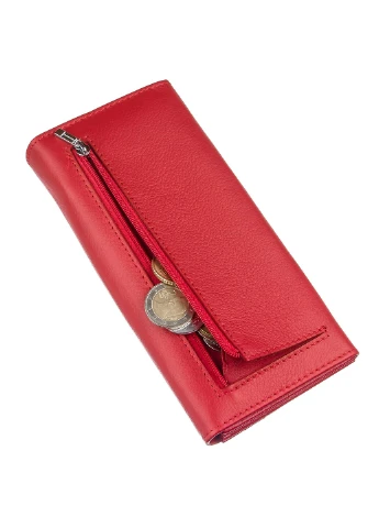 Женский кожаный кошелек 18,5х9,5х2 см st leather (252132724)