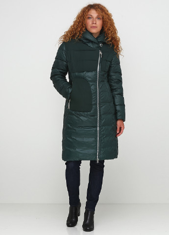 Темно-зеленая зимняя куртка FineBabyCat