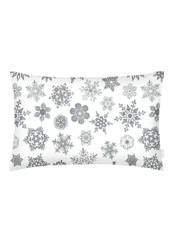 Подростковый комплект RANFORS GRAPHITE SNOWFLAKES GREY (пододеяльник 160х220 см, простынь 155х240 см, наволочка 50х70 см) Cosas (251413602)